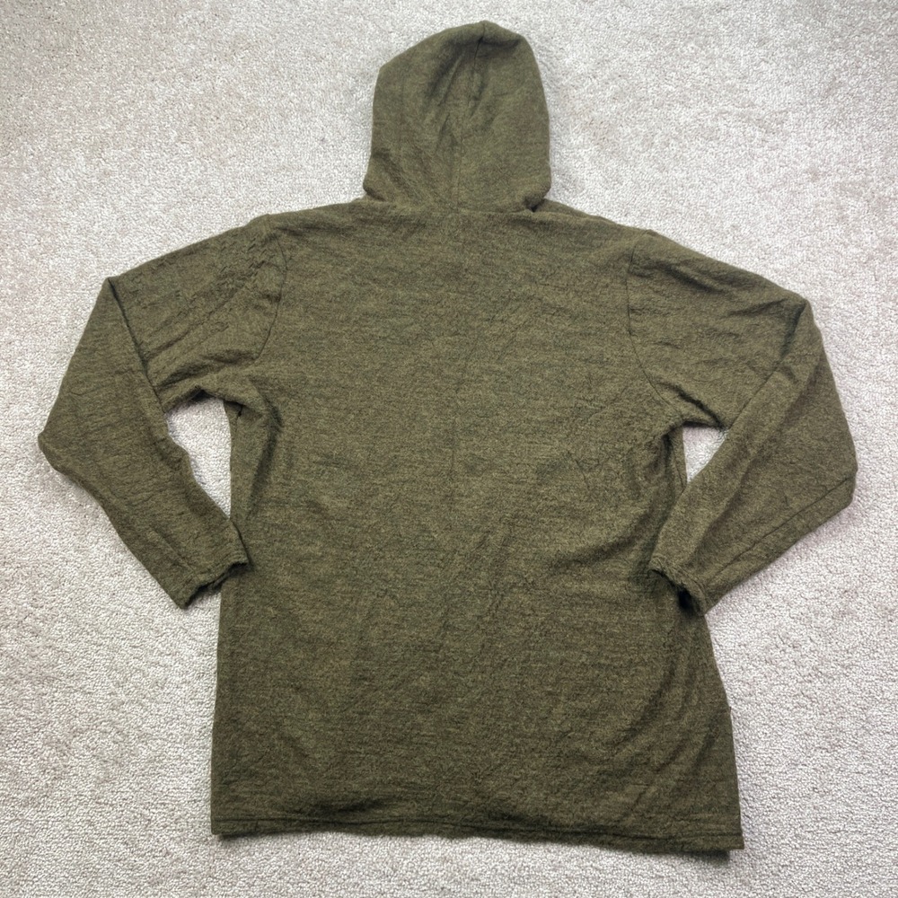 Appalachian Gear Company Women XL Hoodie Green 100% Peruvian Alpaca Yarn USA - Picture 2 of 6